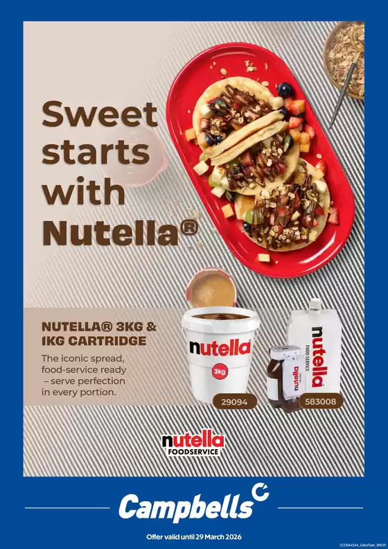 C-Store Distribution catalogue | Nutella Flyer | 2026-02-23T00:00:00.000Z - 2026-03-29T00:00:00.000Z