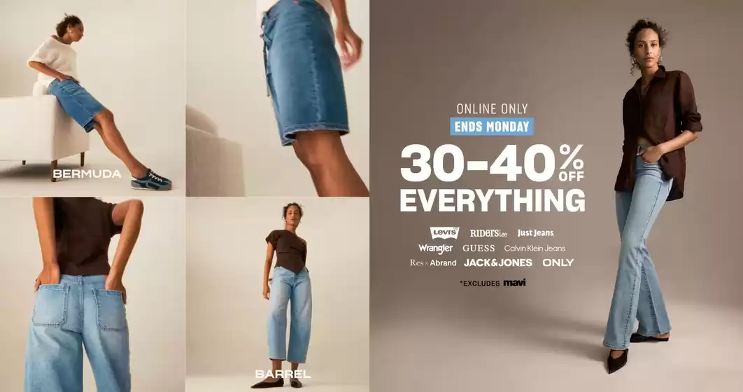 Just Jeans catalogue | 30-40% Off Everything | 2026-02-23T00:00:00.000Z - 2026-03-09T00:00:00.000Z