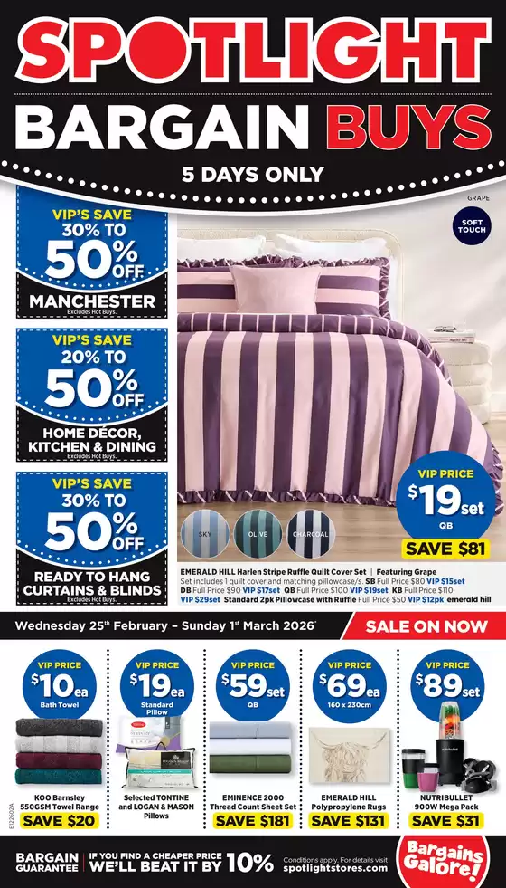 Spotlight catalogue | Bargain Buys | 2026-02-25T00:00:00.000Z - 2026-03-01T00:00:00.000Z