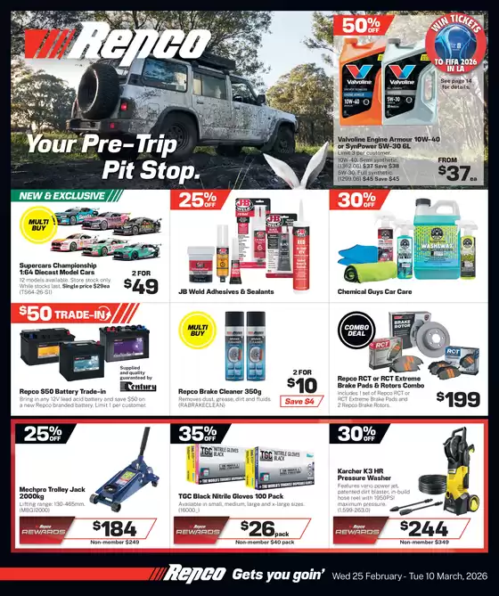 Repco catalogue | Your Pre-Trip Pit Stop | 2026-02-25T00:00:00.000Z - 2026-03-10T00:00:00.000Z