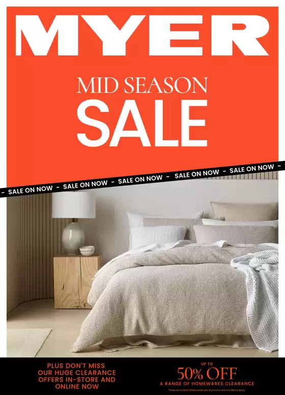 Myer catalogue in Sydney NSW | Mid Season Sale - Hardgoods | 2026-03-04T00:00:00.000Z - 2026-03-22T00:00:00.000Z