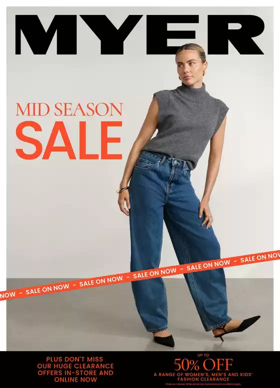 Myer catalogue in Sydney NSW | Mid Season Sale - Softgoods | 2026-03-04T00:00:00.000Z - 2026-03-22T00:00:00.000Z