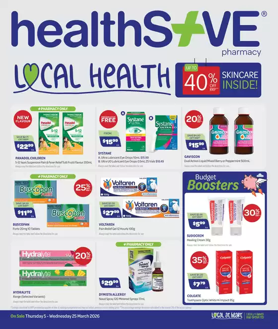 Health Save catalogue in Melbourne VIC | March 2026 | 2026-03-05T00:00:00.000Z - 2026-03-25T00:00:00.000Z