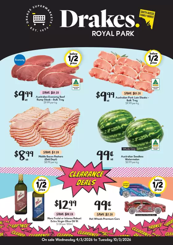 Drakes catalogue | Specials available at Royal Park | 2026-03-04T00:00:00.000Z - 2026-03-10T00:00:00.000Z