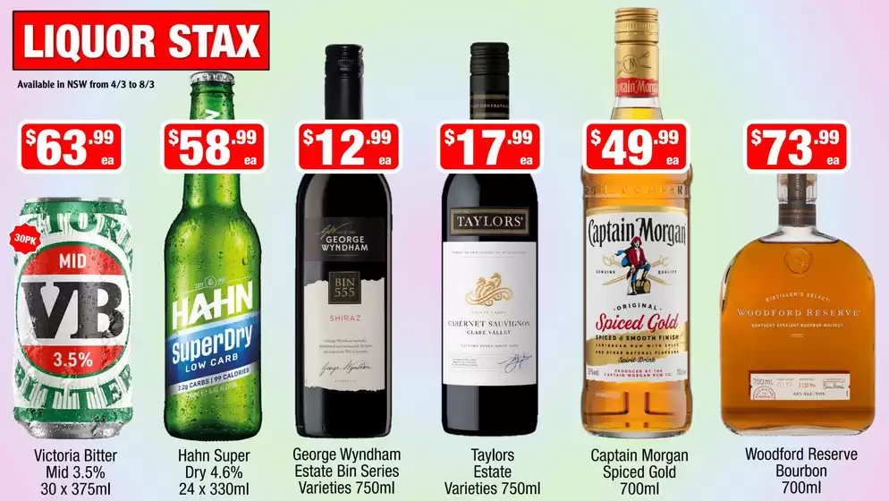 Liquor Stax catalogue | Liquor Stax catalogue specials | 2026-03-04T00:00:00.000Z - 2026-03-08T00:00:00.000Z