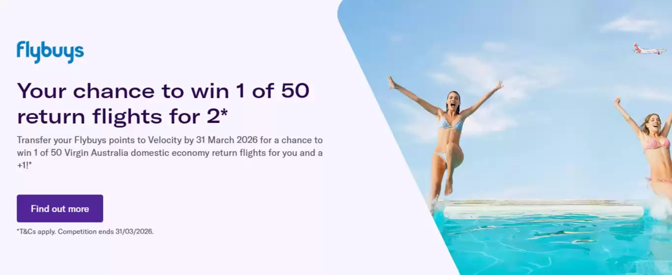 Velocity catalogue in Adelaide SA | New Deal | 2026-03-04T00:00:00.000Z - 2026-03-31T00:00:00.000Z