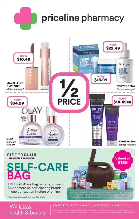 Priceline Pharmacy catalogue in Sydney NSW | Priceline Catalogue | 2026-03-05T00:00:00.000Z - 2026-03-18T00:00:00.000Z