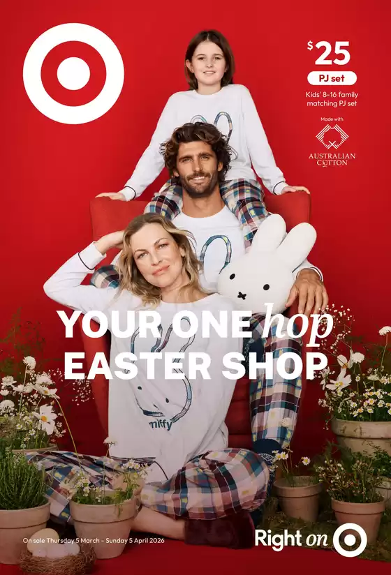 Target catalogue in Sydney NSW | Your one hop Easter Shop | 2026-03-05T00:00:00.000Z - 2026-04-04T00:00:00.000Z