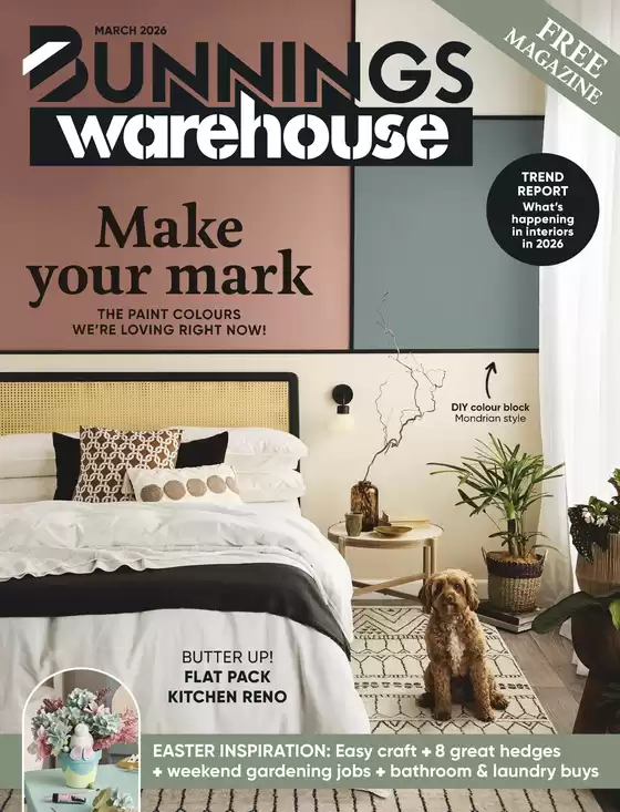 Bunnings Warehouse catalogue | March 2026 | 2026-03-01T00:00:00.000Z - 2026-03-31T00:00:00.000Z