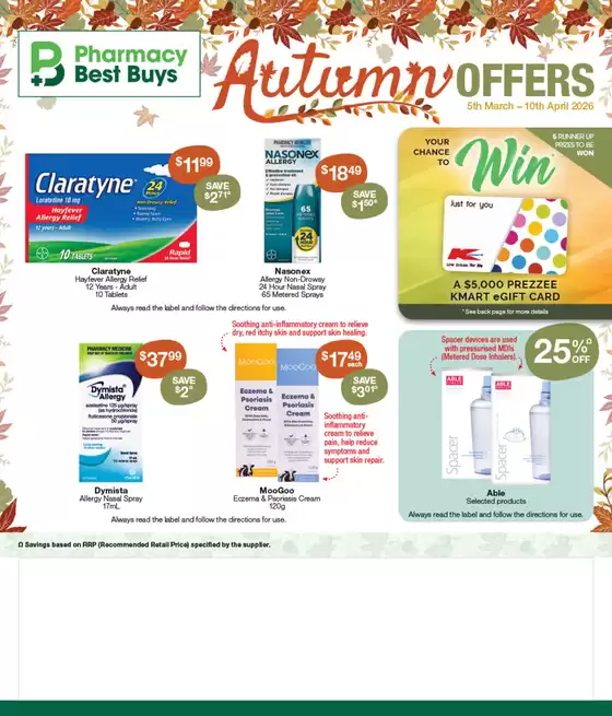 Pharmacy Best Buys catalogue | Autumn Offers | 2026-03-05T00:00:00.000Z - 2026-04-10T00:00:00.000Z