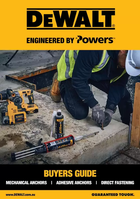 Burson Auto Parts catalogue | DEWALT Anchors and Fastening Buyers Guide AUWoof Creative | 2026-03-05T00:00:00.000Z - 2026-03-19T00:00:00.000Z