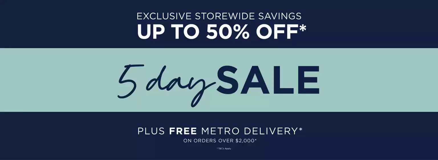 Adriatic Furniture catalogue in Townsville QLD | Specials | 2026-03-09T00:00:00.000Z - 2026-03-14T00:00:00.000Z