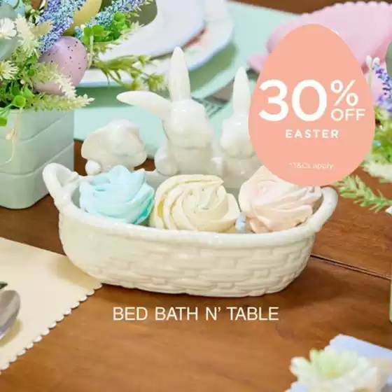 Bed Bath N' Table catalogue in Adelaide SA | Specials | 2026-03-10T00:00:00.000Z - 2026-04-10T00:00:00.000Z