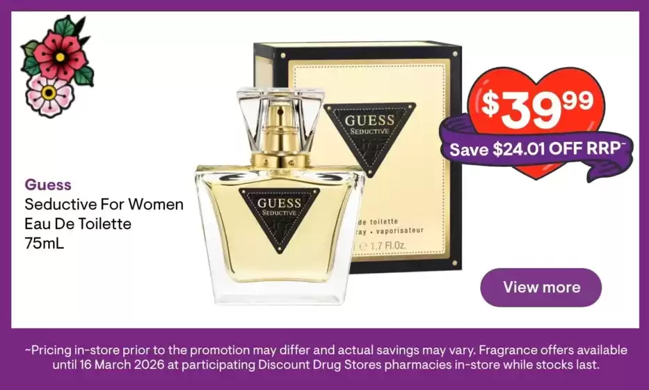 Discount Drug Stores catalogue in Ellenbrook WA | Discounts | 2026-03-11T00:00:00.000Z - 2026-03-25T00:00:00.000Z