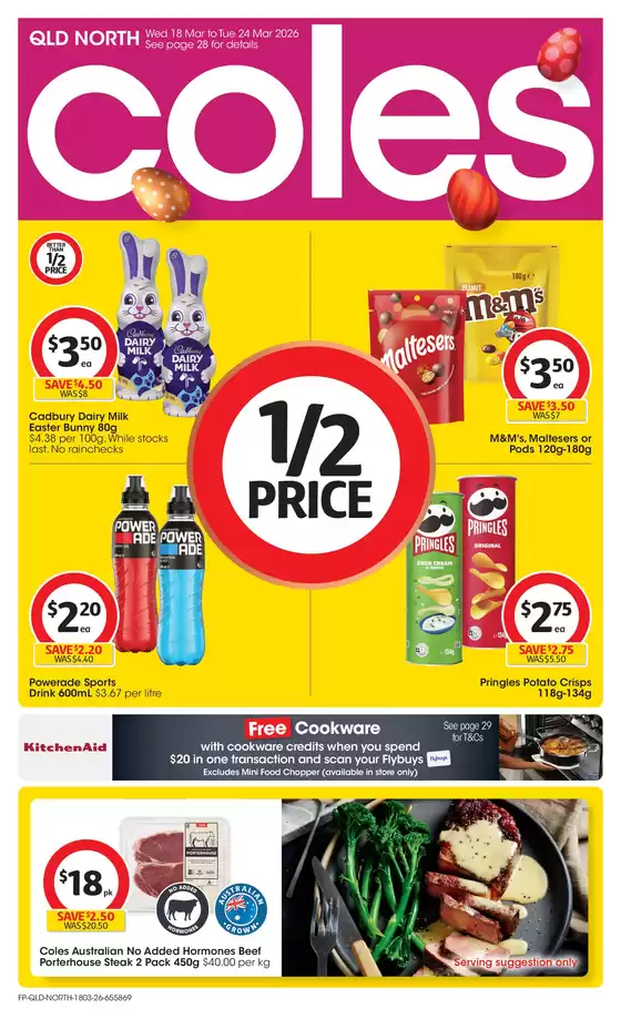 Coles catalogue in Sunshine Coast QLD | Coles Catalogue - 18th March | 2026-03-18T00:00:00.000Z - 2026-03-24T00:00:00.000Z
