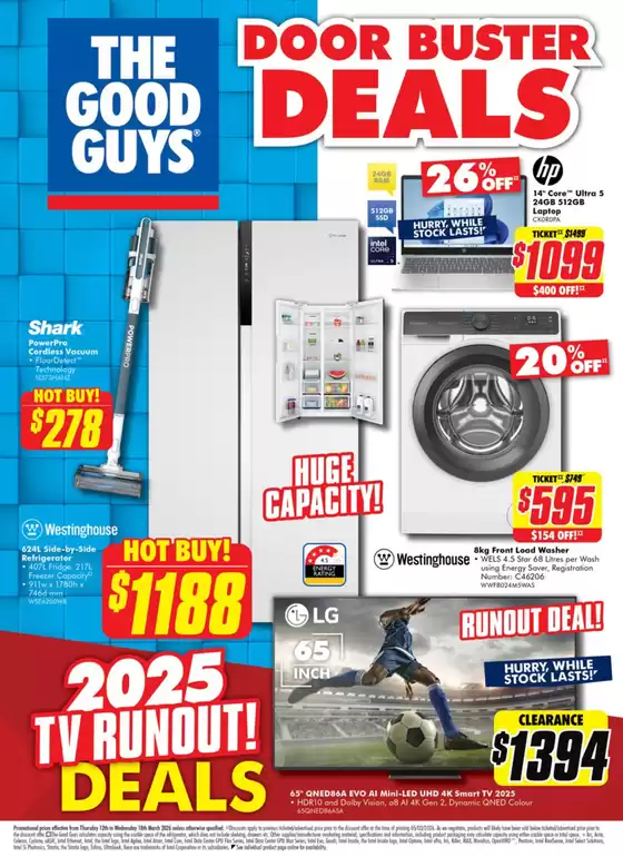 The Good Guys catalogue in Cairns QLD | Door Buster Deals | 2026-03-12T00:00:00.000Z - 2026-03-18T00:00:00.000Z