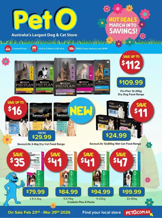 PetO catalogue in Glen Eira VIC | Hot Deals | 2026-03-12T00:00:00.000Z - 2026-03-29T00:00:00.000Z