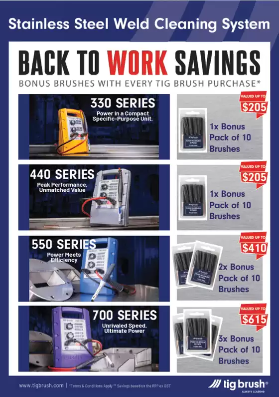 Collins catalogue in Launceston TAS | TIG Brush Promo | 2026-03-16T00:00:00.000Z - 2026-03-30T00:00:00.000Z