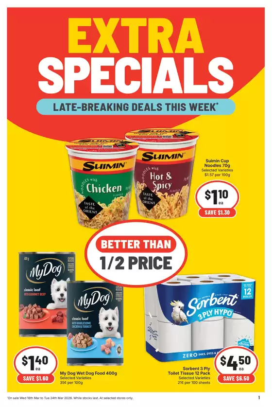 Ritchies catalogue | Sneak Peek Extra Specials Digital Catalogue | 2026-03-18T00:00:00.000Z - 2026-03-24T00:00:00.000Z