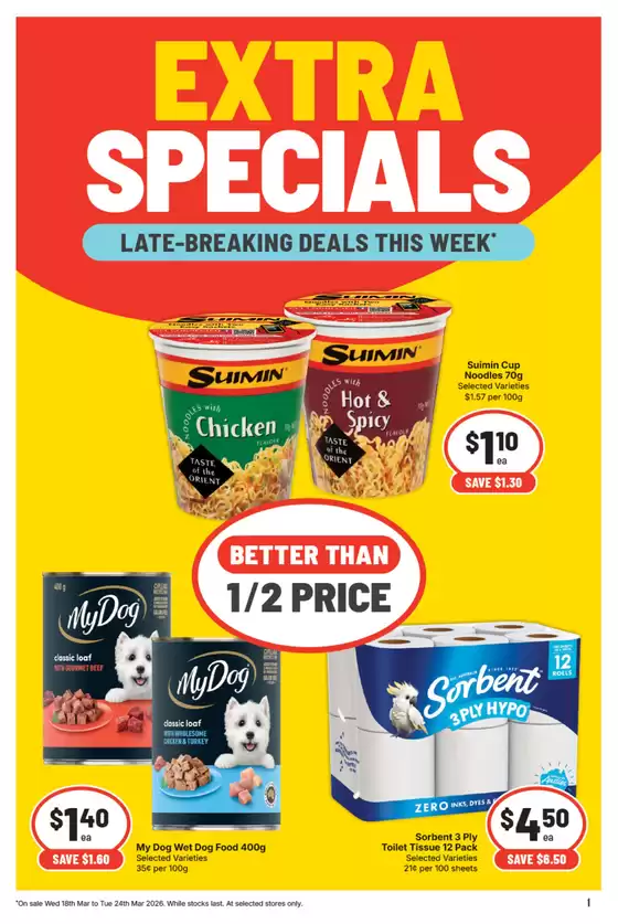 IGA catalogue | Offers for bargain hunters | 2026-03-18T00:00:00.000Z - 2026-03-24T00:00:00.000Z