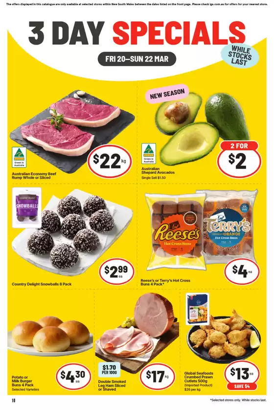 IGA catalogue | Current special promotions | 2026-03-20T00:00:00.000Z - 2026-03-22T00:00:00.000Z