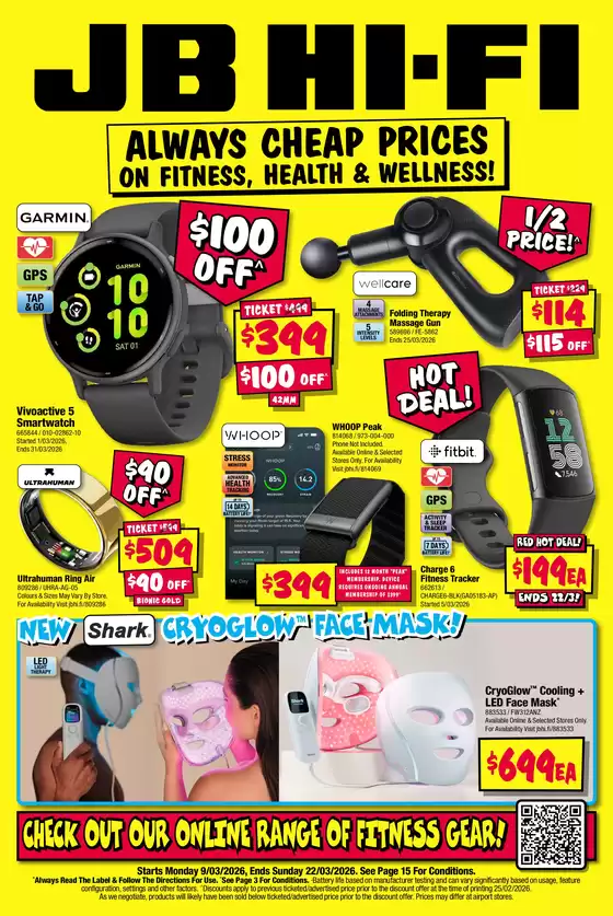 JB Hi Fi catalogue | Fitness Catalogue | 2026-03-16T00:00:00.000Z - 2026-03-22T00:00:00.000Z