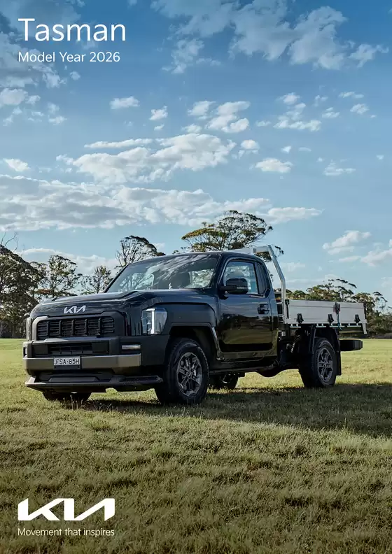 Kia catalogue | Kia Tasman<br>Dual Cab Chassis | 2026-03-17T00:00:00.000Z - 2026-03-31T00:00:00.000Z