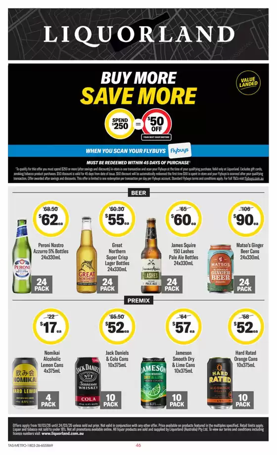 Liquorland catalogue in Ararat VIC | weekly Liquorland catalogue | 2026-03-18T00:00:00.000Z - 2026-03-24T00:00:00.000Z