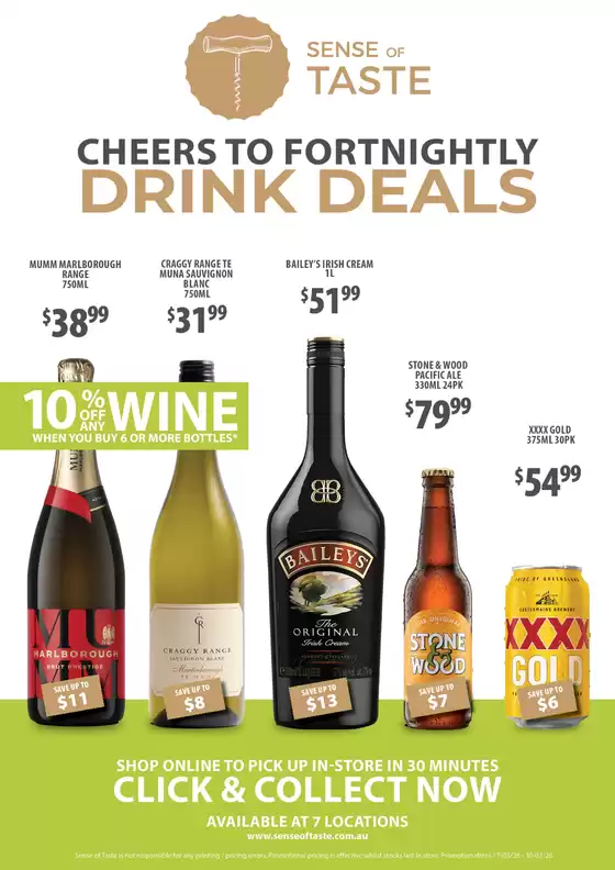 Sense of Taste catalogue in Ararat VIC | Top offers for all bargain hunters | 2026-03-17T00:00:00.000Z - 2026-03-30T00:00:00.000Z