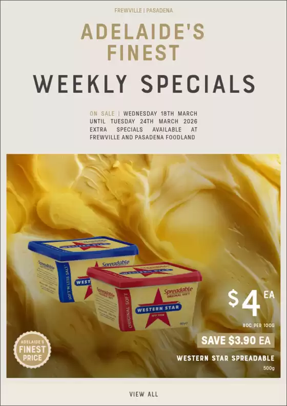 Adelaide's finest catalogue in Wallerawang NSW | Adelaides Finest catalogue specials | 2026-03-18T00:00:00.000Z - 2026-03-24T00:00:00.000Z