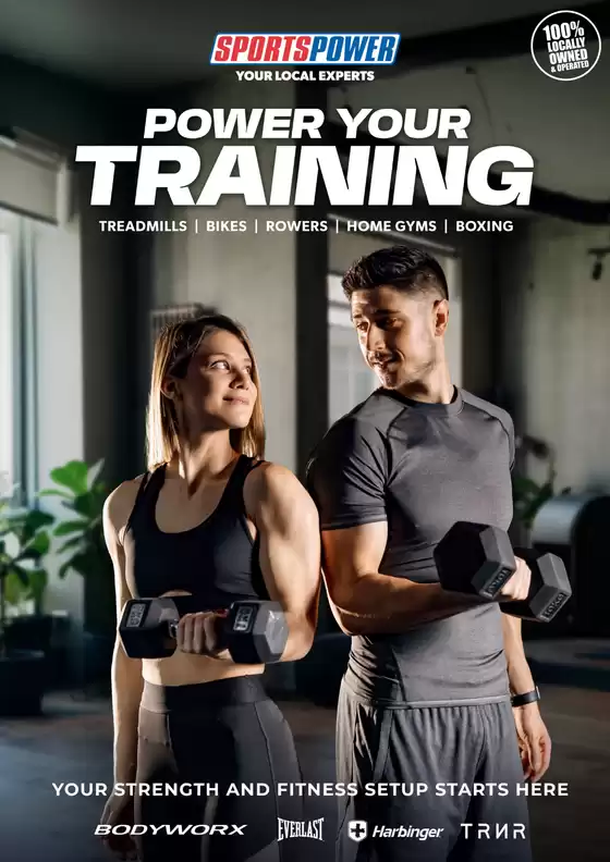 Sports Power catalogue in Melbourne VIC | Power Your Training | 2026-04-01T00:00:00.000Z - 2026-12-31T00:00:00.000Z