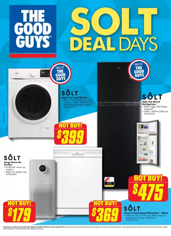 The Good Guys catalogue | Solt Deal Days | 2026-03-19T00:00:00.000Z - 2026-03-25T00:00:00.000Z