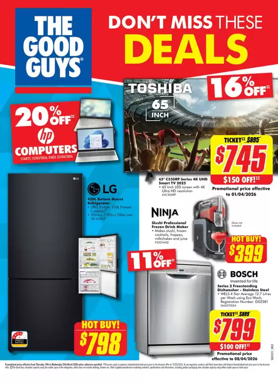 The Good Guys catalogue | Don't Miss These Deals | 2026-03-19T00:00:00.000Z - 2026-03-25T00:00:00.000Z
