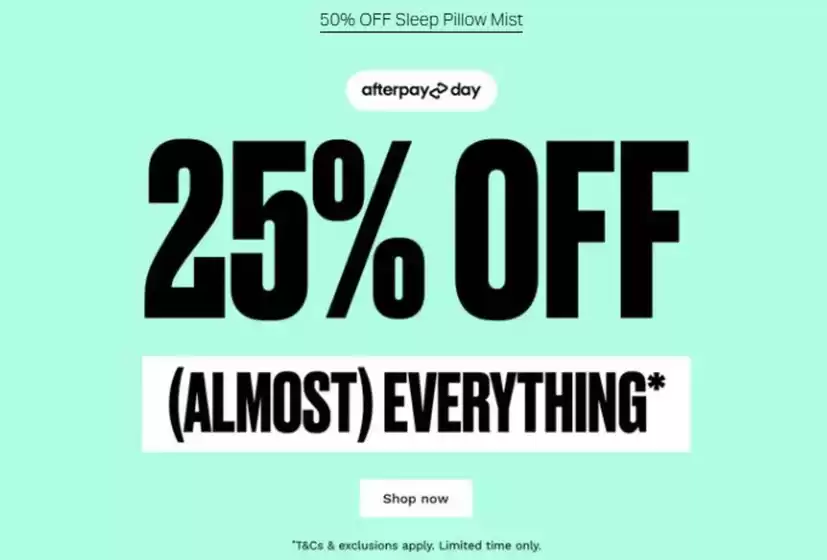 The Body Shop catalogue in Launceston TAS | 25% Off | 2026-03-19T00:00:00.000Z - 2026-04-02T00:00:00.000Z
