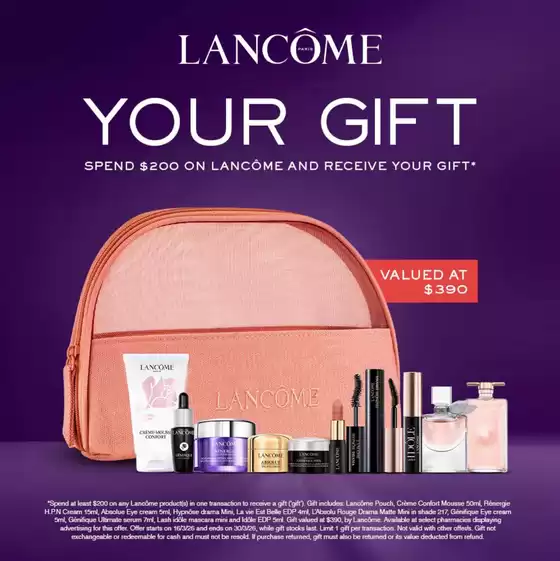 National Pharmacies catalogue in Launceston TAS | Lancome Gift | 2026-03-19T00:00:00.000Z - 2026-04-02T00:00:00.000Z