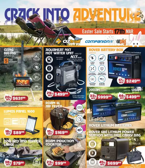 OZtrail catalogue in Melbourne VIC | Crack Into Adventure | 2026-03-19T00:00:00.000Z - 2026-04-27T00:00:00.000Z