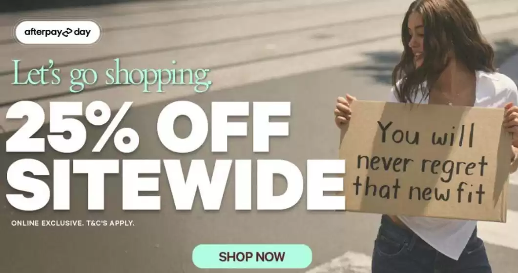 Supre catalogue in Toowoomba QLD | 25% Off Sidewide | 2026-03-19T00:00:00.000Z - 2026-04-02T00:00:00.000Z