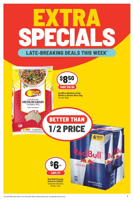 Ritchies catalogue in Brisbane QLD | Sneak Peek Extra Specials Digital Catalogue | 2026-03-25T00:00:00.000Z - 2026-03-31T00:00:00.000Z