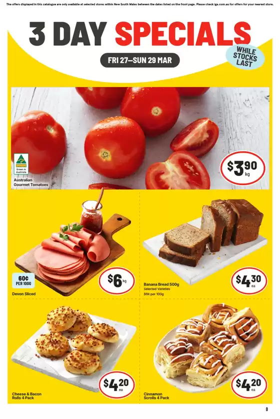 IGA catalogue in Brisbane QLD | Top deals and discounts | 2026-03-27T00:00:00.000Z - 2026-03-29T00:00:00.000Z