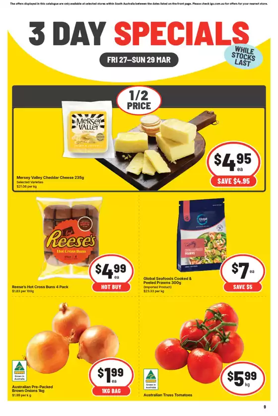IGA catalogue in Brisbane QLD | Current bargains and offers | 2026-03-27T00:00:00.000Z - 2026-03-29T00:00:00.000Z