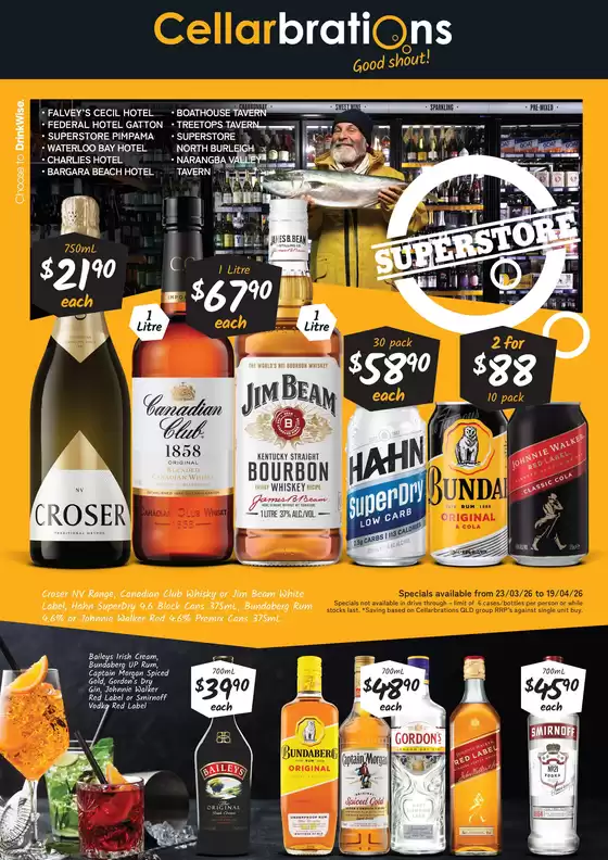 Cellarbrations catalogue in Alkimos | Good Shout! QLD SS 23/03 | 2026-03-23T00:00:00.000Z - 2026-04-19T00:00:00.000Z