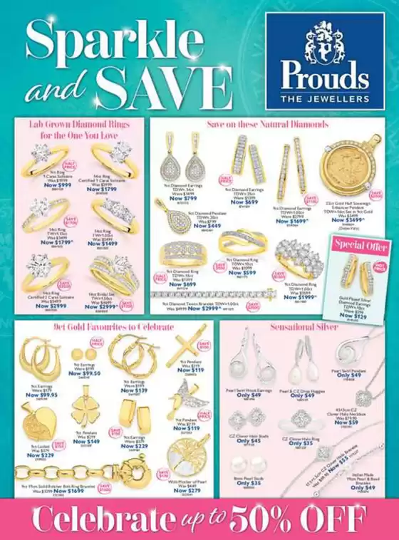 Prouds catalogue in Moreland VIC | Sparkle and Save | 2026-03-23T00:00:00.000Z - 2026-04-12T00:00:00.000Z
