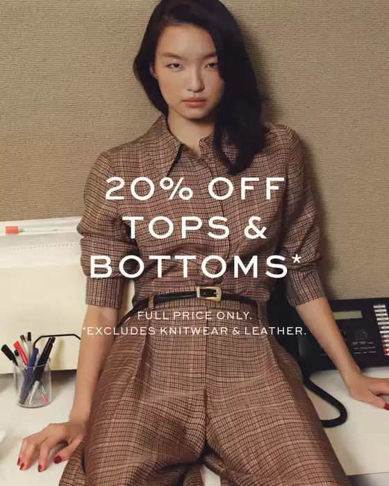 Cue catalogue in Perth WA | 20% Off Tops & Bottoms | 2026-03-24T00:00:00.000Z - 2026-04-07T00:00:00.000Z