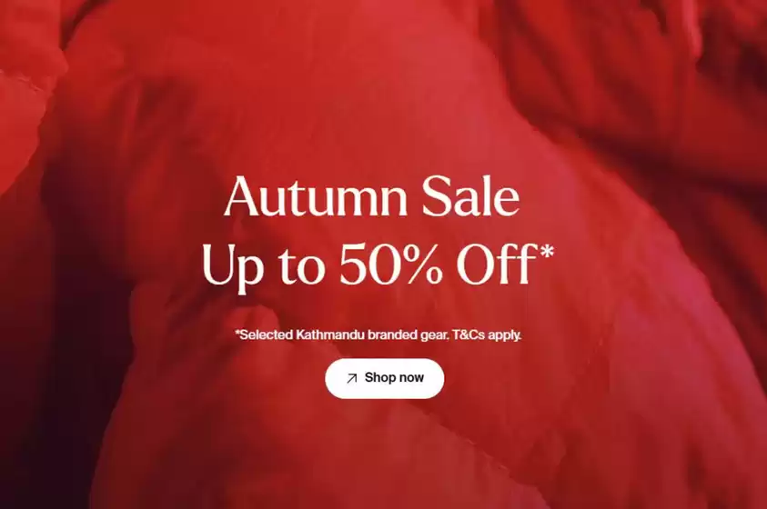 Kathmandu catalogue in Sydney NSW | Autumn Sale | 2026-03-24T00:00:00.000Z - 2026-04-07T00:00:00.000Z