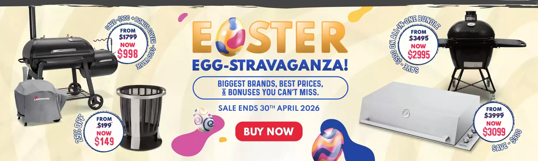 Joe's Barbeques & Heating catalogue in Randwick NSW | Easter Deals | 2026-03-24T00:00:00.000Z - 2026-04-30T00:00:00.000Z