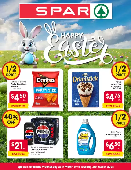 SPAR catalogue in Melbourne VIC | Spar catalogue specials | 2026-03-25T00:00:00.000Z - 2026-03-31T00:00:00.000Z