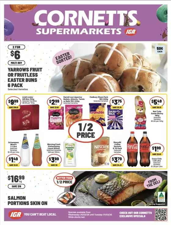 CORNETTS catalogue in Melbourne VIC | CORNETTS catalogue specials | 2026-03-25T00:00:00.000Z - 2026-03-31T00:00:00.000Z