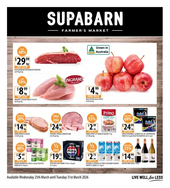 Supabarn catalogue in Melbourne VIC | Weekly Specials 25/03 | 2026-03-25T00:00:00.000Z - 2026-03-31T00:00:00.000Z
