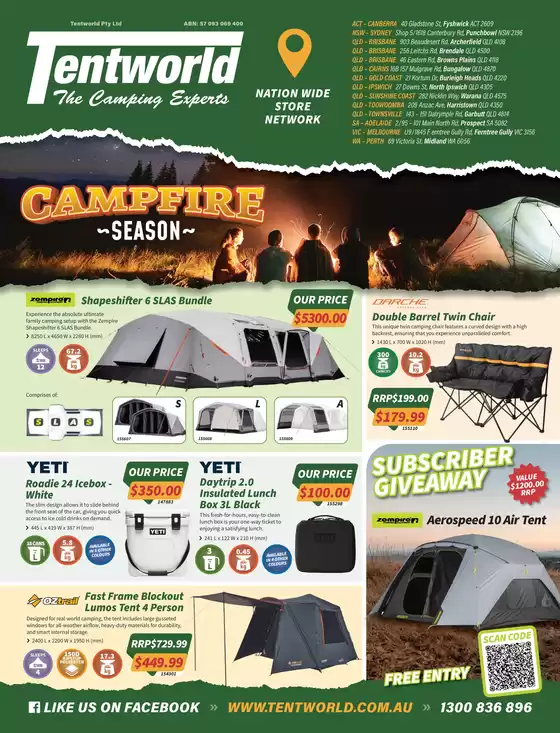 Tentworld catalogue | Campfire Season | 2026-03-25T00:00:00.000Z - 2026-04-30T00:00:00.000Z