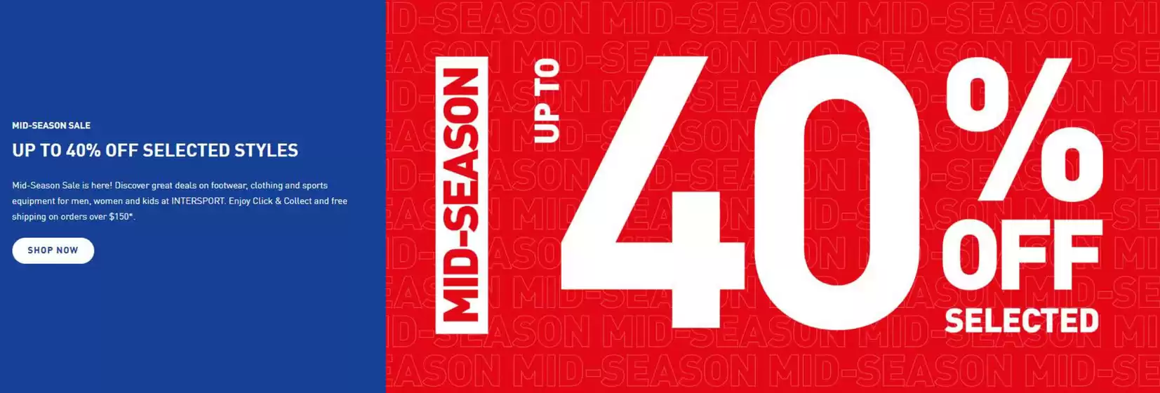 Intersport catalogue | Up To 40% Off | 2026-03-26T00:00:00.000Z - 2026-04-09T00:00:00.000Z